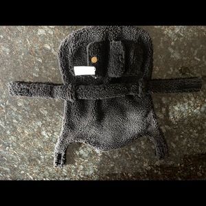 Sebastian Says Teddy Dog Coat - Black